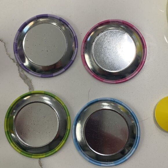 Schylling | Vintage 15 pc Girls Pretend Metal Tea Set Teapot Tray Saucer Cups - Picture 12 of 13